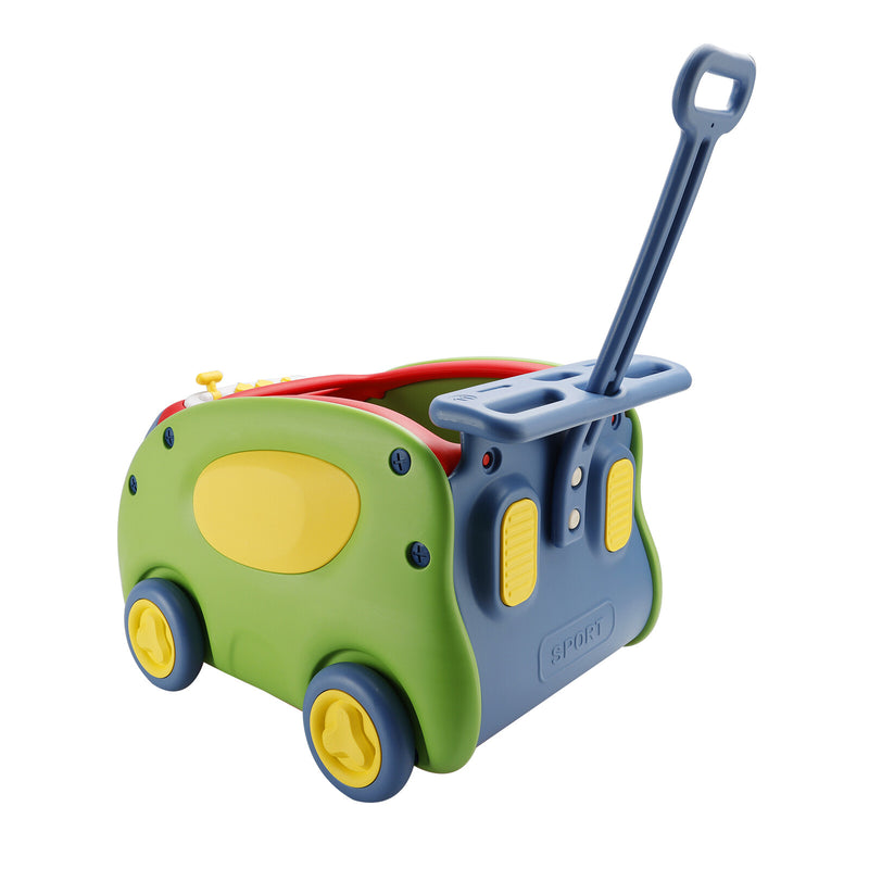 Green 1-Seater Push and Pull Ride-On Car Toy for Children Magic Cars 3