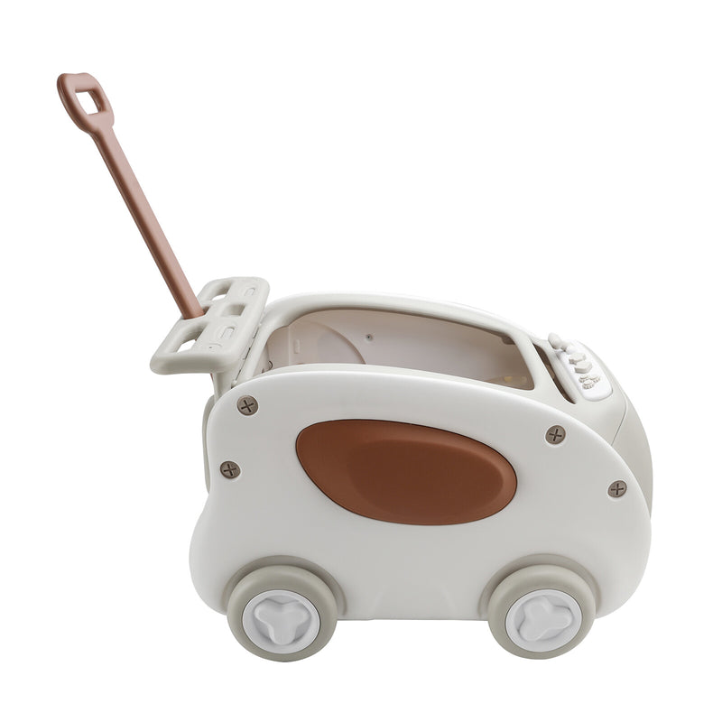 Khaki 1-Seater Push and Pull Ride-On Car Toy for Kids Magic Cars 12