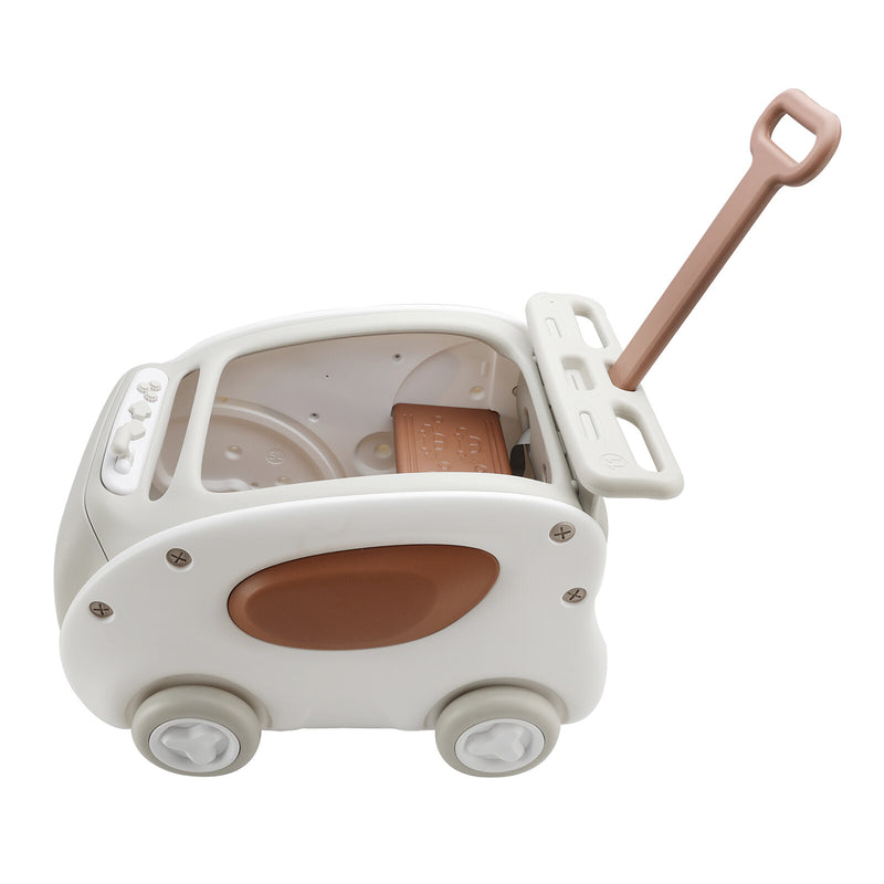 Khaki 1-Seater Push and Pull Ride-On Car Toy for Kids Magic Cars 2