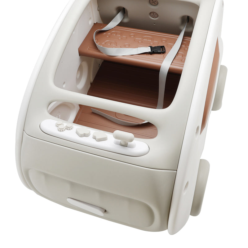 Kids 1-Seater Push and Pull Ride-On Toy Car in Khaki Magic Cars 4