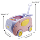 Purple 1-Seater Push and Pull Ride-On Car Toy for Children Magic Cars 1