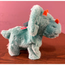 Teal Triceratops Plush Toy - Mini Walking Dino Magic Cars 1
