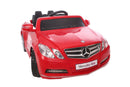 Rechargeable 6-Volt Red Ride-On Car for Kids 1-Seater Mercedes E550 Style Magic Cars 7