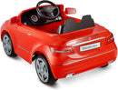 Rechargeable 6-Volt Red Ride-On Car for Kids 1-Seater Mercedes E550 Style Magic Cars 8