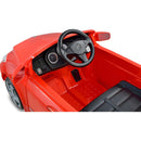 Rechargeable 6-Volt Red Ride-On Car for Kids 1-Seater Mercedes E550 Style Magic Cars 9