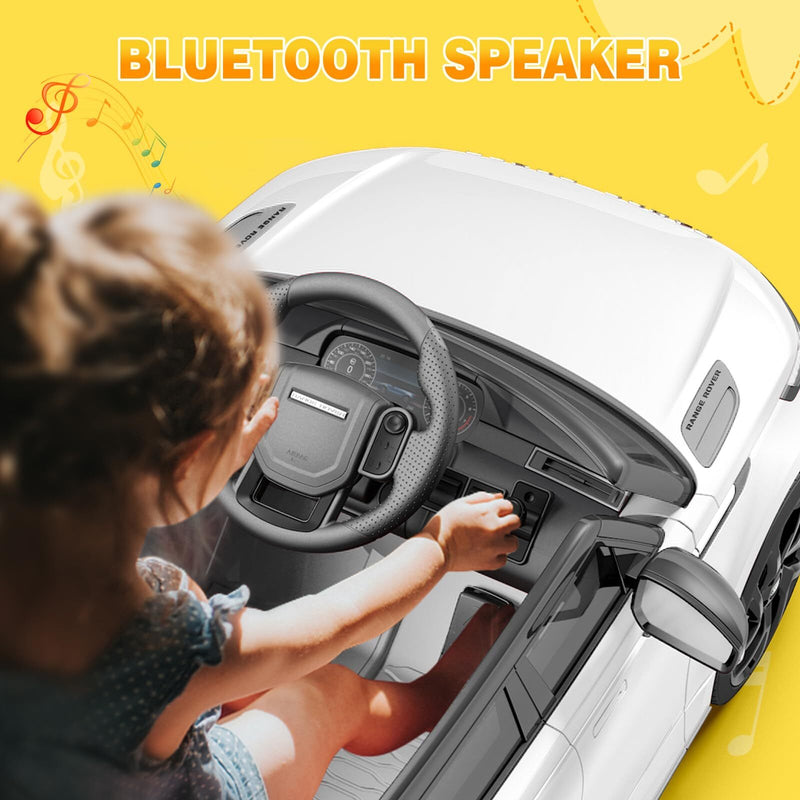 Licensed Land Rover Kids Electric Ride-On Car with Remote Control for Ages 3+ Magic Cars 4