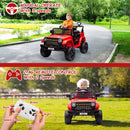 Electric Ride-On Truck for Kids with Remote Control, 4-Wheel Suspension, LED Lights, and Music Magic Cars 5