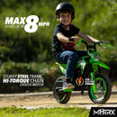 12V Electric Mini Dirt Bike Ride-On Toy for Kids Age 5+, Green Magic Cars 1