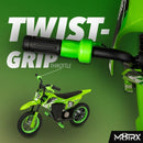 12V Electric Mini Dirt Bike Ride-On Toy for Kids Age 5+, Green Magic Cars 3