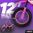 12V Electric Mini Dirt Bike Ride-On Toy for Kids Ages 5+ Pink Magic Cars 2