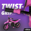 12V Electric Mini Dirt Bike Ride-On Toy for Kids Ages 5+ Pink Magic Cars 3