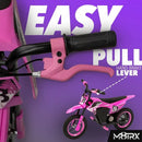 12V Electric Mini Dirt Bike Ride-On Toy for Kids Ages 5+ Pink Magic Cars 4