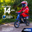 24V Electric Ride-On Dirt Bike for Teens Age 13+ in Blue Magic Cars 1