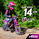 24V Electric Ride-On Dirt Bike for Teens Ages 13+ in Pink Magic Cars 1