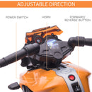 Kids Electric Motorcycle with 6V Rechargeable Battery, Orange Magic Cars 5