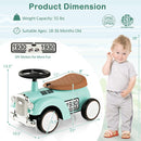 Kids Sit-to-Stand Riding Vehicle with Working Steering Wheel and Under-Seat Storage Magic Cars 7