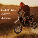 Electric Dirt Bike for Kids and Teens with 15.5 MPH Speed, LED Lights, and Leather Seat Magic Cars 5