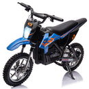 Electric Dirt Bike for Kids and Teens with 15.5 MPH Speed, LED Lights, and Leather Seat Magic Cars 9