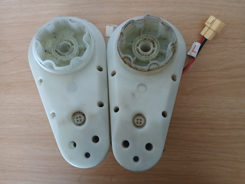 12 Volt 10,000 RPM Motor and Gearbox for Kid Trax Ride-On Cars Rear Set of 2 Used Magic Cars 2