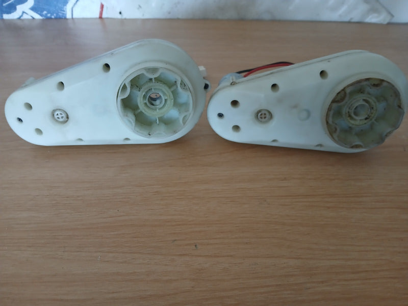 12 Volt 10,000 RPM Motor and Gearbox for Kid Trax Ride-On Cars Rear Set of 2 Used Magic Cars Variant 0