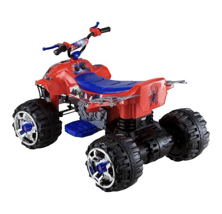 12V Kids Spider-Man Sport ATV Powered Ride-On Toy Vehicle New in Box Magic Cars 1