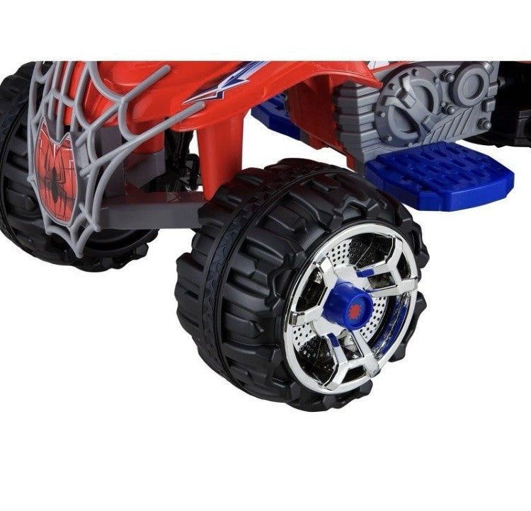 12V Kids Spider-Man Sport ATV Powered Ride-On Toy Vehicle New in Box Magic Cars 3