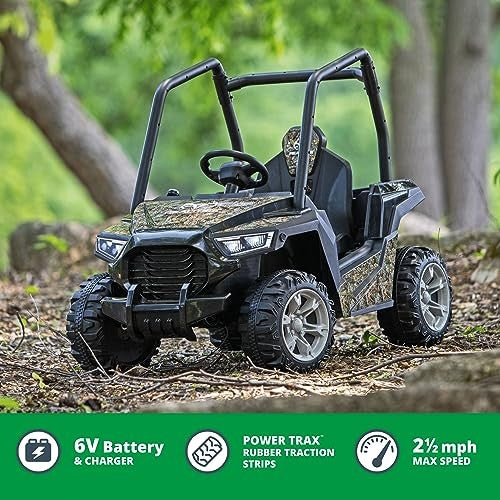6V Kids Realtree Whipsaw UTV Electric Ride-On Toy Car with Scratch and Dent Magic Cars 4
