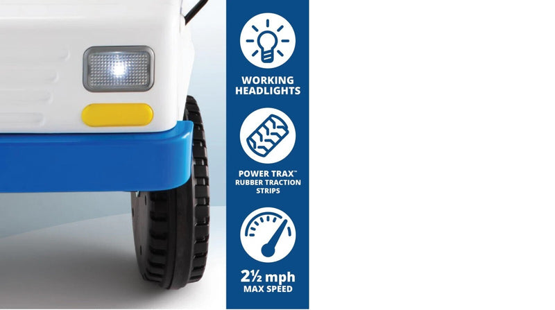 6V Ride-On Mail Truck Toy for Kids Ages 3-5, Supports Up to 60 lb Magic Cars 3