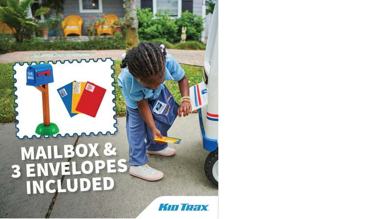 6V Ride-On Mail Truck Toy for Kids Ages 3-5, Supports Up to 60 lb Magic Cars 4