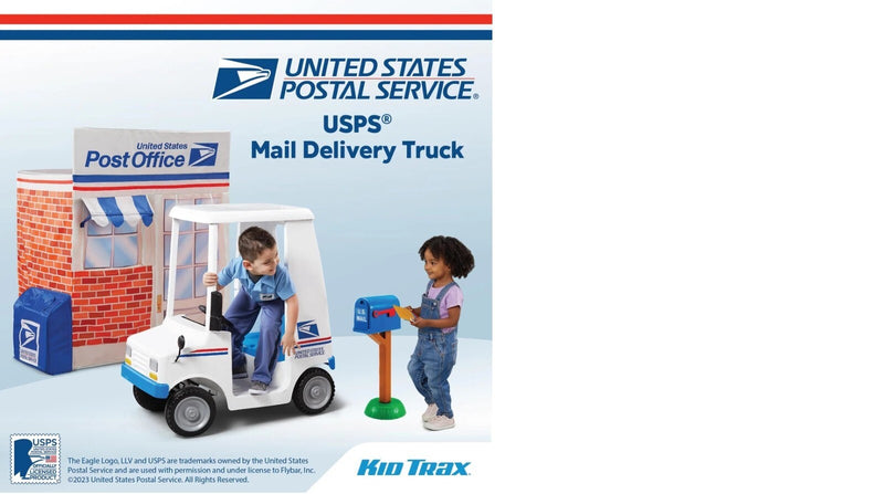 6V Ride-On Mail Truck Toy for Kids Ages 3-5, Supports Up to 60 lb Magic Cars 5