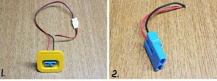 Kid Trax 36mm Large Battery and Charger Connectors with 2 Options Magic Cars 4