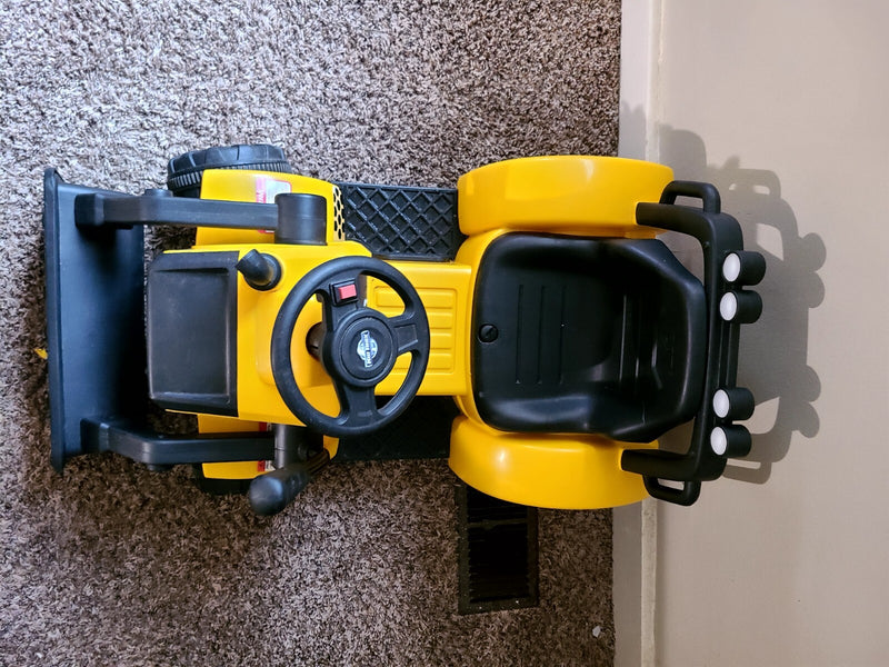 6V Kids Ride-On Caterpillar Front Loader Tractor with Charger Magic Cars 11