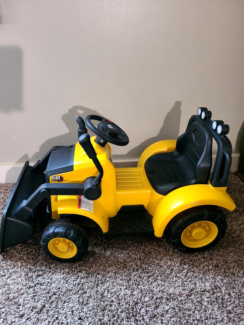 6V Kids Ride-On Caterpillar Front Loader Tractor with Charger Magic Cars 5