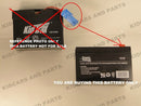 Rechargeable 12V 12Ah Replacement Battery for Kid Trax Dynamite – Wireless Bare Unit Magic Cars Variant 0