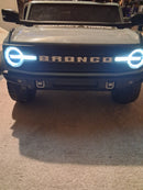 Kid Trax Ford Bronco Electric Ride-On Vehicle with Lights in Gray and Blue Magic Cars 5