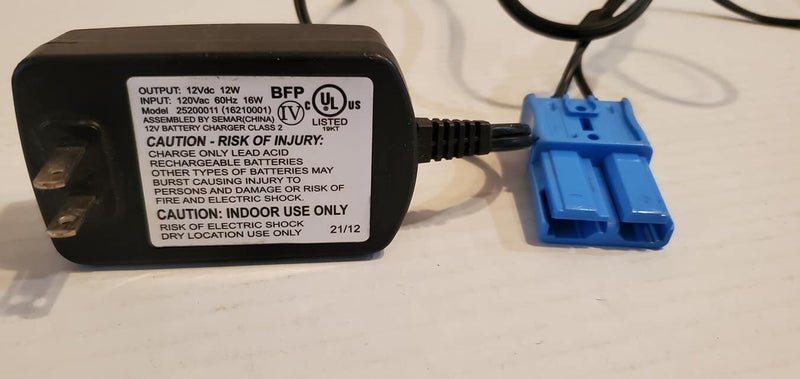 12V OEM Replacement Charger for Kid Trax Class 2 Mustang Police Car Magic Cars Variant 0