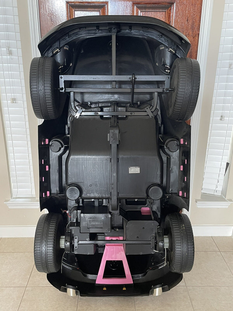 Kids Trax Pacific Cycle Black and Pink 2-Seat Volkswagen Beetle Electric Ride-On Car Magic Cars 11