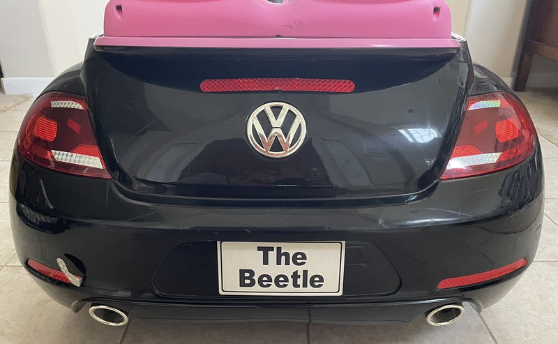 Kids Trax Pacific Cycle Black and Pink 2-Seat Volkswagen Beetle Electric Ride-On Car Magic Cars 2