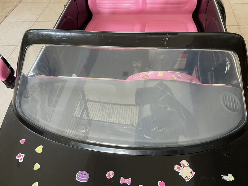 Kids Trax Pacific Cycle Black and Pink 2-Seat Volkswagen Beetle Electric Ride-On Car Magic Cars 5
