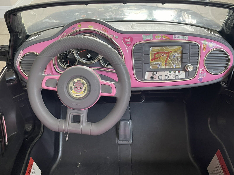Kids Trax Pacific Cycle Black and Pink 2-Seat Volkswagen Beetle Electric Ride-On Car Magic Cars 9