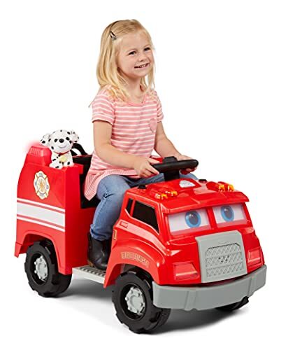 Interactive Toddler Ride-On Fire Truck Toy for Kids Ages 1.5 to 4 Years Magic Cars 5