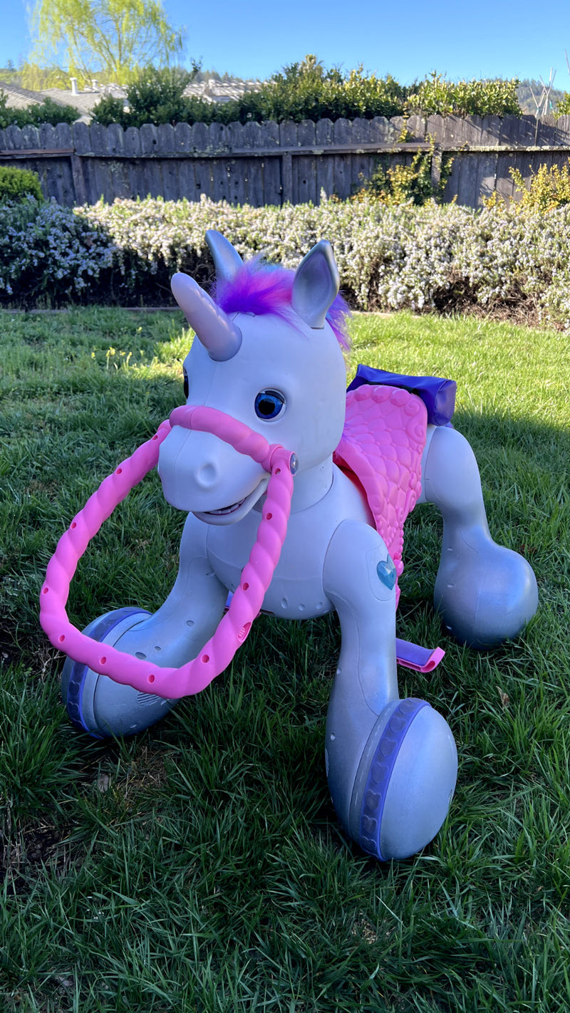 Rideamal Unicorn Electric Ride-On Toy with LED Lights (Model KT1489I) Magic Cars Variant 0