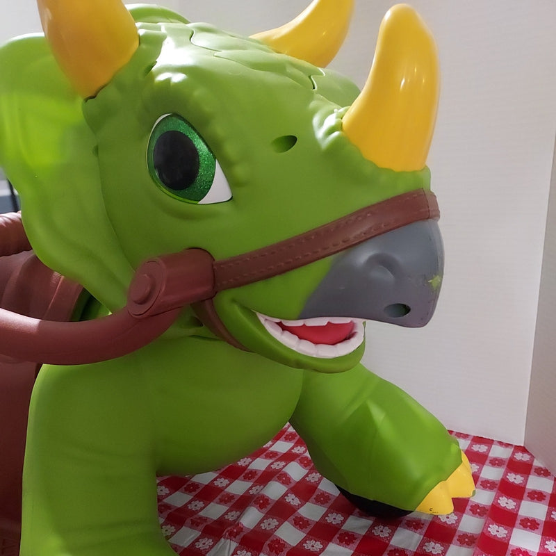 Triceratops Dinosaur Ride-On Toy for Toddlers 18-30 Months Magic Cars 5