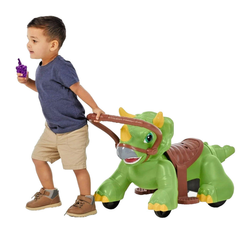 Triceratops Dinosaur Ride-On Toy for Toddlers 18-30 Months Magic Cars 6