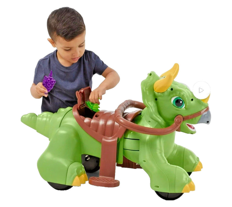 Triceratops Dinosaur Ride-On Toy for Toddlers 18-30 Months Magic Cars 7