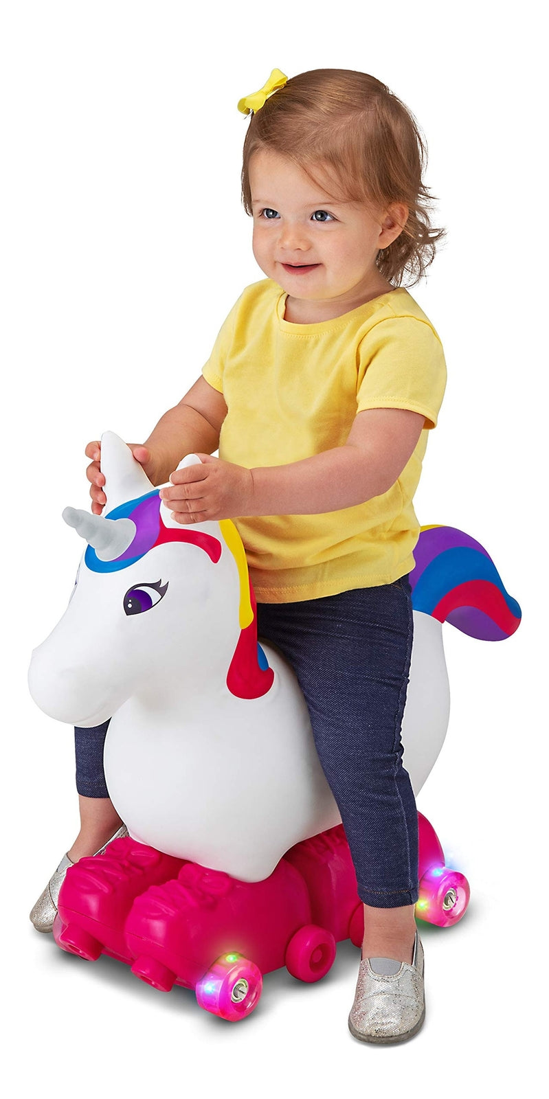 Toddler Ride-On Unicorn Foot-to-Floor Skater Toy for Kids Ages 1-3 Magic Cars 1