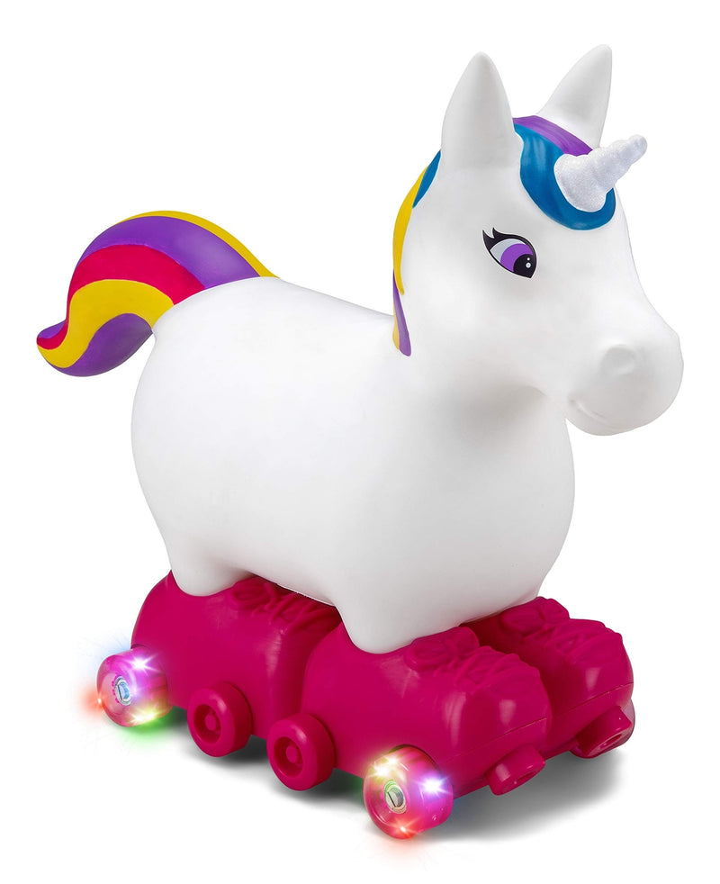 Toddler Ride-On Unicorn Foot-to-Floor Skater Toy for Kids Ages 1-3 Magic Cars 2