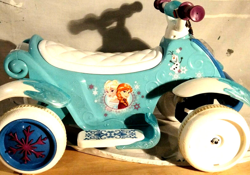 Electric Frozen 2 Toddler Quad Ride-On Toy for Kids Ages 1.5-3 Years Magic Cars 3