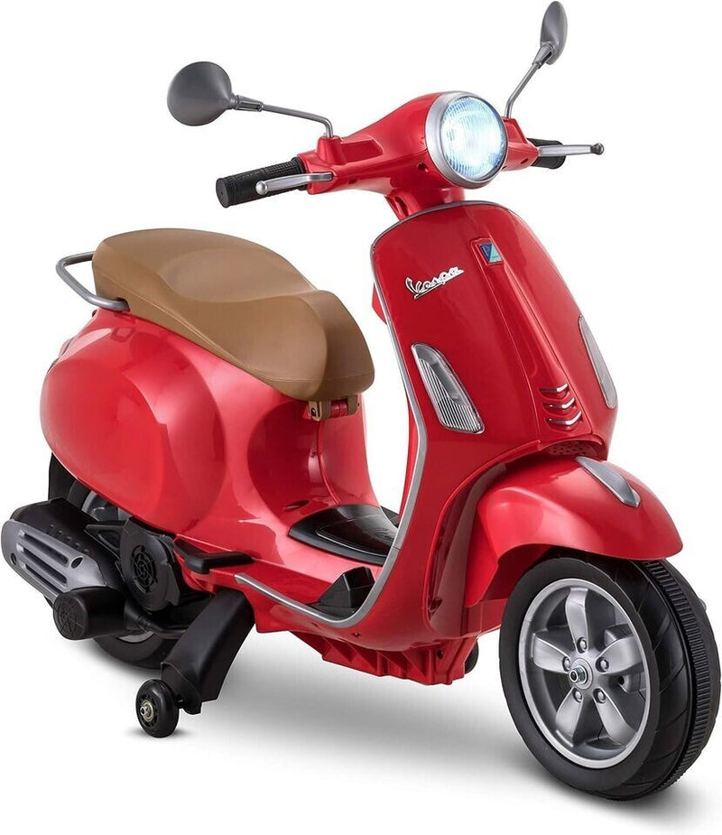 Electric Vespa Ride-On Scooter for Toddlers 3-5 Years, 6 Volt Battery Powered Magic Cars 1