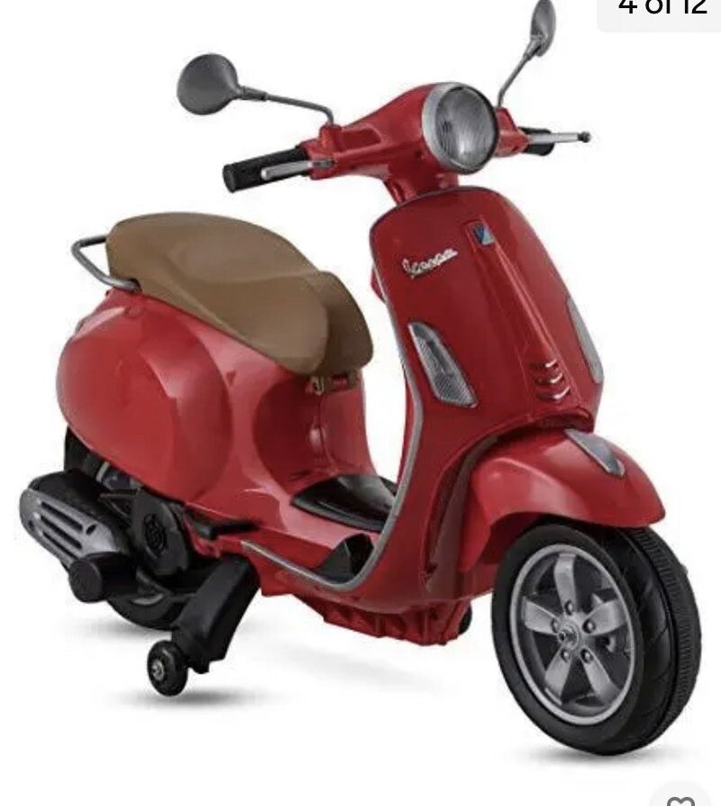 Electric Toddler Ride-On Vespa Scooter for Ages 3-5, 6 Volt Battery Powered Magic Cars 5